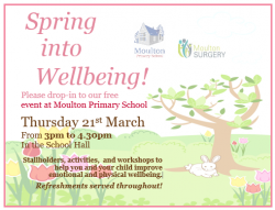 Spring into Wellbeing Event